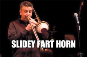 Slidey fart horn